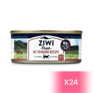 ZiwiPeak 巔峰 鮮肉貓罐頭 - 鹿肉配方 85g (24罐)