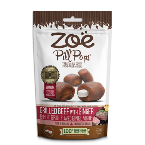 Zoe PIll Pops® 天然餵藥小食 - 生薑烤牛肉味 100g