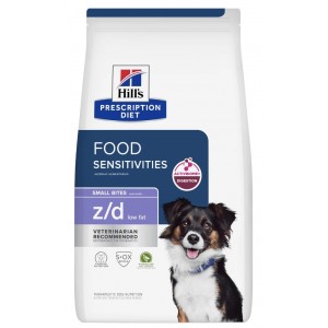 Hill's 犬用處方乾糧 - z/d 低脂水解大豆配方1.5kg (小夥粒)