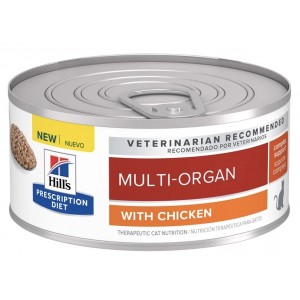 Hill’s 貓用處方罐頭 - Multi-Organ 多重器官護理配方雞肉味 5.5oz (24罐) Hill’s 貓用處方罐頭 - Multi-Organ 多重器官護理配方雞肉味 5.5oz (24罐)