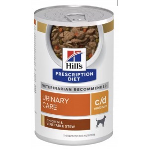 Hill’s 犬用處方罐頭 - c/d Stew 多元泌尿系統護理燉雞肉配方 12.5oz (12罐)
