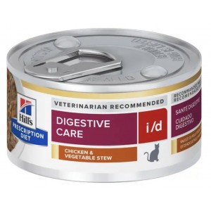 Hill’s Prescription Diet Feline Canned Food - i/d Chicken & Vegetable Stew 2.9oz (24 Cans)