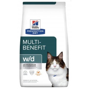 Hill's Prescription Diet Feline Dry Food - w/d 8.5lbs