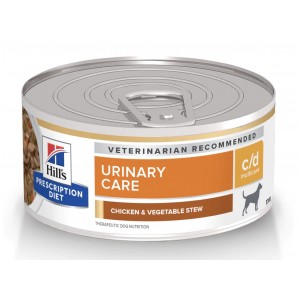 Hill’s 犬用處方罐頭 - c/d Stew 多元泌尿系統護理燉雞肉配方 5.5oz (24罐) 