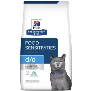 Hill's Prescription Diet Feline Dry Food - d/d Duck & Green Pea Formula 3.5lbs