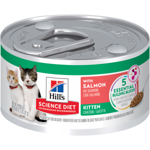 Hill's Science Diet 幼貓罐頭 - 幼貓三文魚主食罐 2.9oz(24罐)