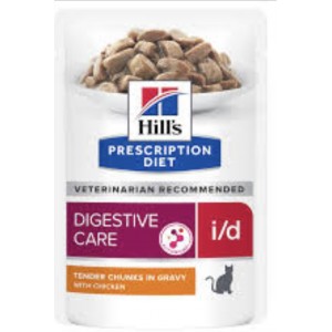 Hill’s 貓用處方濕包 - i/d 消化系統配方(雞肉味) 85g (12包) 到期日:08/2025