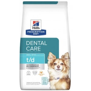 Hill's 犬用處方乾糧 - t/d 口腔護理(細粒)配方 5lbs