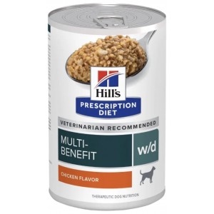 Hill’s 犬用處方罐頭 - w/d 體重控制,糖尿病及消化配方 13oz (12罐)