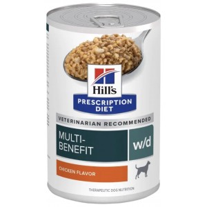 Hill’s 犬用處方罐頭 - w/d 體重控制,糖尿病及消化配方 13oz (12罐) 
