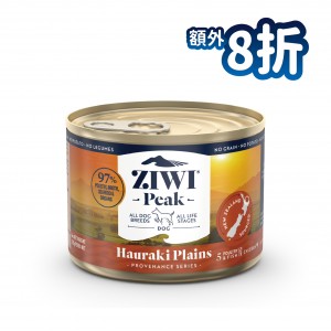 ZiwiPeak 巔峰 鮮肉狗罐頭 - 豪拉基平原(雞肉、海鱒、鴨肉、火雞肉)配方 170g (12罐)