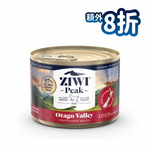 ZiwiPeak 巔峰 鮮肉狗罐頭 - 奧塔哥山谷(牛肉、鹿肉、羊肉、藍鱈魚、長尾鱈魚)配方 170g (12罐)