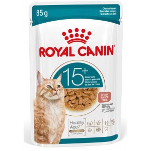 ROYAL CANIN Ageing 15+ Cat (Gravy) 老年貓15+營養主食濕糧（肉汁） 85g (12包)