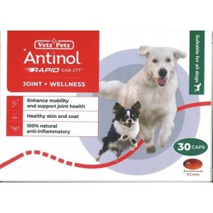 Vetz Petz Antinol Rapid 犬用天然青口關節精華(升級版) 30粒