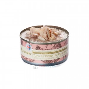 Astkatta Canned Cat Food - Tuna & Chicken & Sea Bream 80g