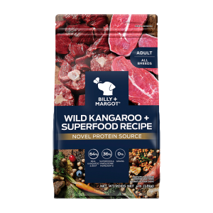 Billy + Margot Grain Free Adult Dog Dry Food - Kangaroo & Superfood Formula 1.8kg