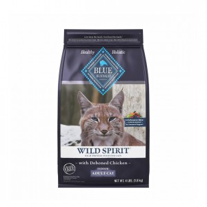 Blue Buffalo 無穀物成貓乾糧 - 室內貓雞肉配方 11lbs