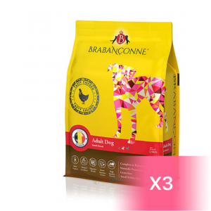 Brabanconne 無穀物小型成犬乾糧 - 雞肉配方 7.5kg (3包2.5kg)