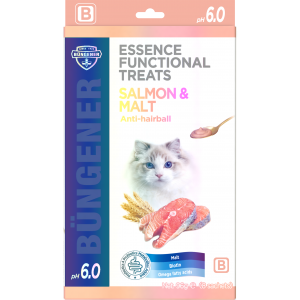 Bungener Cat Treats - Salmon & Malt(Anti-hairball) 8 x 12g