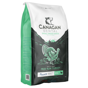 Canagan Grain Free All Life Stages Small Breed Dog Dry Food - Free Run Turkey Dental 2kg