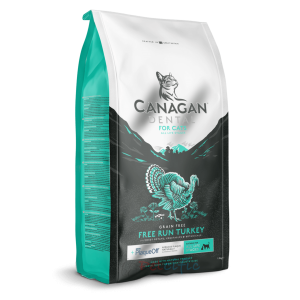 Canagan Grain Free All Life Stages Cat Dry Food - Free Run Turkey (Dental) 4kg