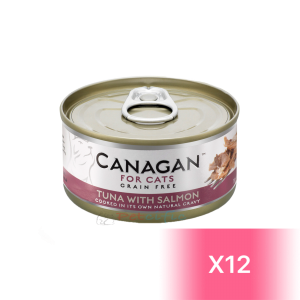 Canagan 原之選 貓罐頭 - 吞拿魚、三文魚 75g (12罐)