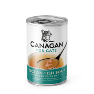 Canagan 原之選 貓湯水罐頭 - 沙丁魚配鯖魚湯 140g