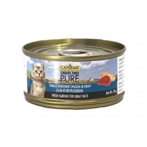 Canidae 卡比 貓罐頭 - 白身吞拿魚、雞絲 70g