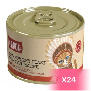 Canoe Canned Cat Food - Venison Recipe 175g (24 Cans)
