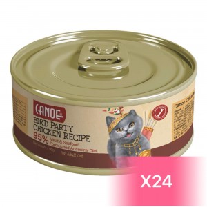 Canoe Canned Cat Food - Chicken Recipe 90g (24 Cans)