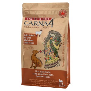 Carna4 Synthetic Free All Life Stages Small Breed Dog Food - Lamb 10lbs