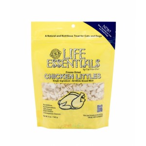 Cat-Man-Doo Life Essentials Freeze Dried Cats & Dogs Treats - Chicken (Littles) 5oz