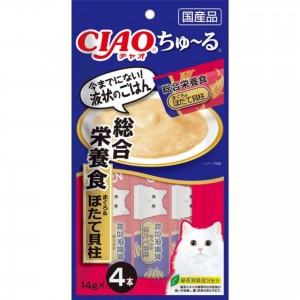 CIAO CHURU Tuna & Scallop(Complete Diet) 4 x 14g SC-159