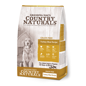 Grandma Mae's Country Naturals 單一蛋白無穀物全犬乾糧 - 火雞防敏配方 12lbs