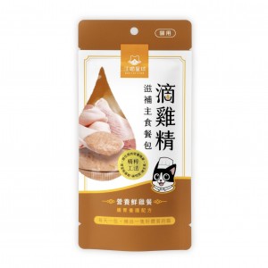 汪喵星球 貓鮮肉主食餐包 - 滴雞精營養鮮雞餐(腸胃養護) 40g