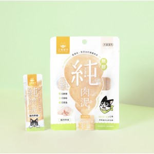 汪喵星球 貓狗肉泥小食 - 雞肉及鮮蝦 6g(5支裝)