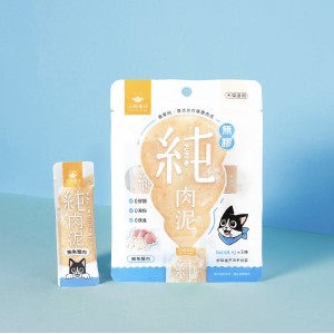 汪喵星球 貓狗肉泥小食 - 吞拿魚及蟹肉 6g(5支裝)