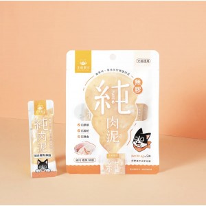 汪喵星球 貓狗肉泥小食 - 雞肉、鰹魚及鮮蝦 6g(5支裝)