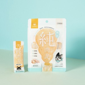 汪喵星球 貓狗肉泥小食 - 雞肉及扇貝 6g(5支裝)