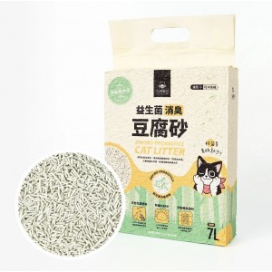 汪喵星球 益生菌消臭豆腐砂(迷迭花草香條型) 7L
