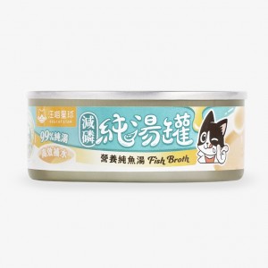 汪喵星球 貓狗湯水罐頭 - 營養純魚湯(減磷版) 80g