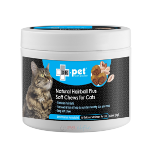 【Limited 2 Per Purchase】Dr.pet Natural Hairball Plus Soft Chews for Cat 50 soft chew