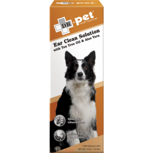 【Limited 2 Per Purchase】Dr.pet Ear Clean Solution with Tea Tree Oil and Aloe Vera 118ml