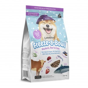 Freeze-a-Bowl 凍乾全犬糧 - 牛肉、鯖魚、鱈魚配方 140g