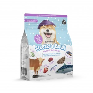 Freeze-a-Bowl 凍乾全犬糧 - 牛肉、鯖魚、鱈魚配方 425g