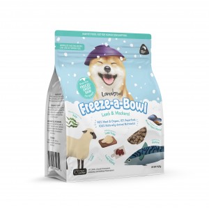 Freeze-a-Bowl 凍乾全犬糧 - 羊肉、鯖魚配方 425g