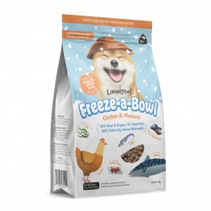 Freeze-a-Bowl 凍乾全犬糧 - 走地雞、鯖魚配方 140g