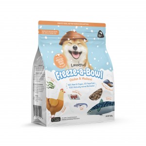 Freeze-a-Bowl 凍乾全犬糧 - 走地雞、鯖魚配方 425g
