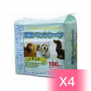 Golden Pet Sheet 強力吸濕除臭厚型寵物尿墊 30cmX45cm (100片 x 4包)