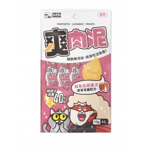 HeroMAMA Cats Treats - Salmon & Sweet Potato 4 x 10g